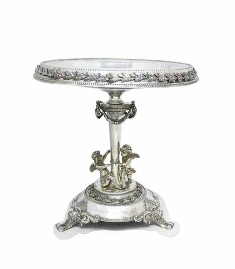 68 Patera Gustav Memmert, Berlin, l. 1890 1910 srebro p. 800, m.
