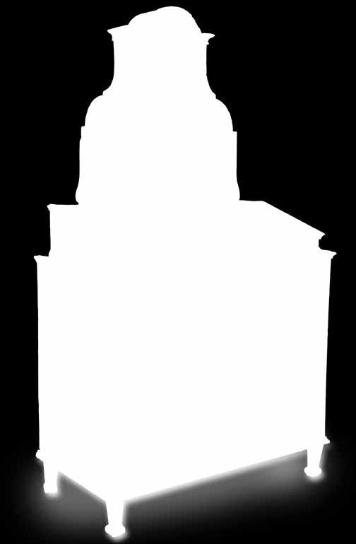 orzechowej, bukszpanu, czarnego dębu; wys. całk. 168 cm (w tym nadstawa wys. 68 cm), szer. 96 cm, gł.