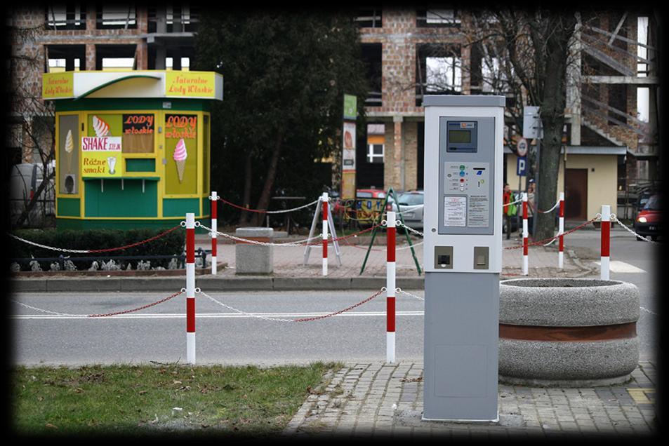 Zakupiono i zamontowano parkometry przy