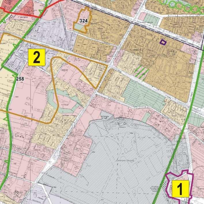 ANALIZA SKŁADANYCH WNIOSKÓW W SPRAWIE ZMIANY STUDIUM STRUKTURA FUNKCJONALNO-PRZESTRZENNA WŁOCHY OGÓŁEM WNIOSKÓW 26 DOTYCZĄCYCH STRUKTURY FUNKCJONALNO PRZESTRZENNEJ 7 WŁOCHY zmiany
