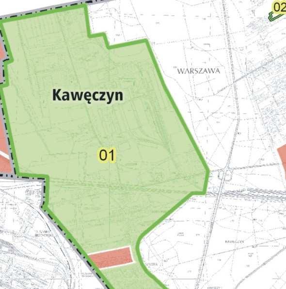 Kawęczyn (1 wniosek) Wygoda (1 wniosek) 8 działek z rejonu ul.