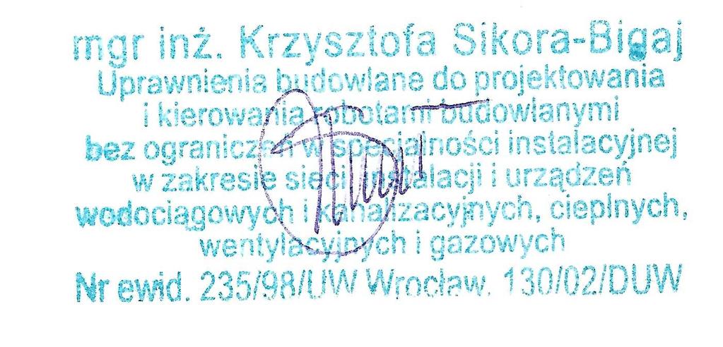 . 55-095 Mirków, DŁUGOŁĘKA ul. Parkowa 7 tel.kom. 504 17 70 32 tel/fax 71 315-56-03 e-mail : wodus@poczta.onet.pl Stadium: Inwestycja PROJEKT WYKONAWCZY PRZEBUDOWA DROGI UL.