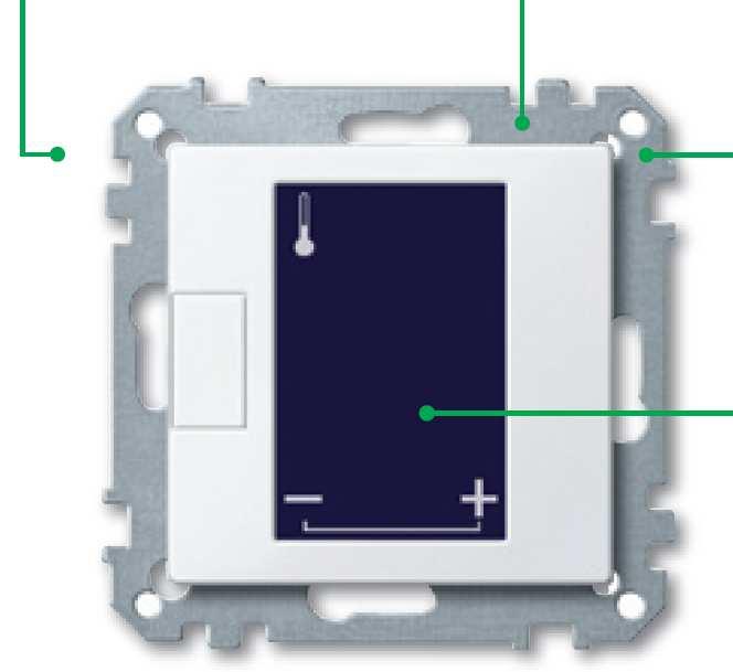 Termostaty elektroniczne Trzy funkcje termostatu w jednym urządzeniu: Termostat pokojowy Termostat podłogowy Termostat