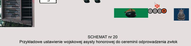 o nierze wyznaczeni na posterunek honorowy oddaj honory. Odjazd pojazdu z trumn ko czy uroczysto.