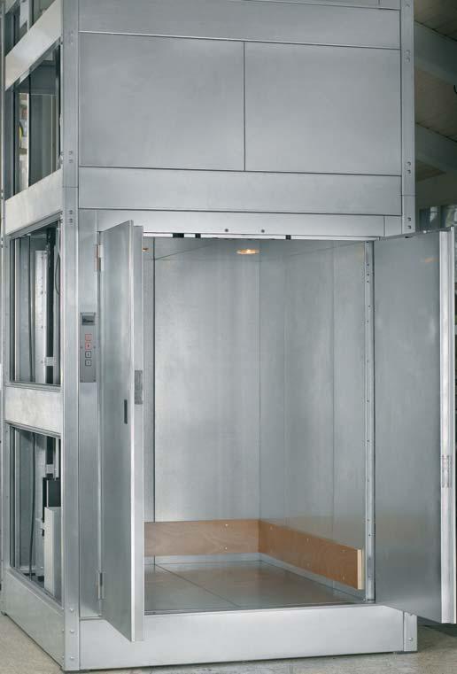 für Fahrkorbwände Fahrkorbbeleuchtung mit integrierter Notbeleuchtung Fahrkorbtableau Car sheet steel galvanized light curtain buffer rails along the car walls car lighting with integrated emergency