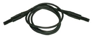 2,2m czarny 1 kv (wtyki