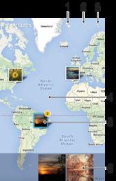 Wyświetlanie zdjęć na mapie Dodawanie informacji dotyczących lokalizacji do zdjęć jest określane jako geotagowanie.