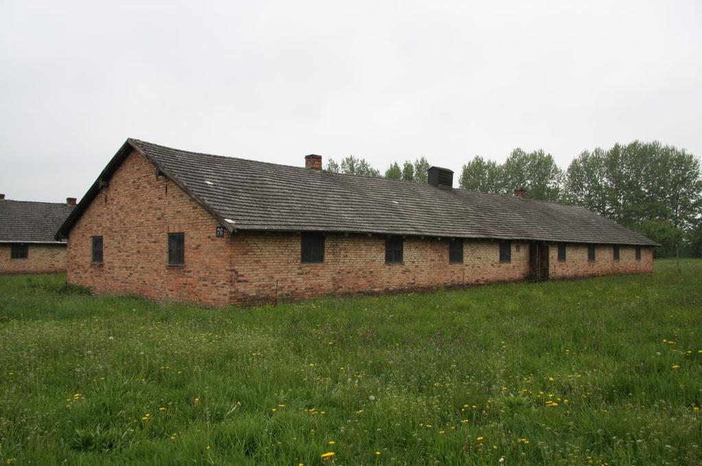 W obrębie sali ogólnej występują dwa kominy dymowe z zachowanymi czterema paleniskami, murowane z cegły pełnej na zaprawie wapienno-cementowej, odprowadzające spaliny ponad połać dachu, posiadające