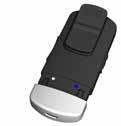 1. Włączyć ReSound Unite Phone Clip+. Aparaty słuchowe muszą być wyłączone komora baterii otwarta. 2. Zdejmij srebrną pokrywkę z ReSound Phone Clip+.