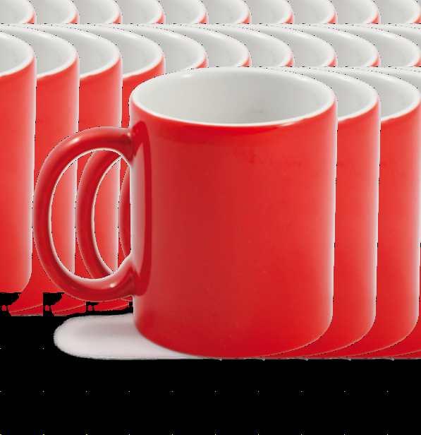 stoneware Color: red/white Height: 94 mm Diamter: 80 mm