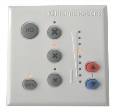 15.2 Sterownik Ecopower (dla wersji wodnej i elektrycznej) 1 2 7 6 4 3 5 Skala poziomu ogrzewania Użyj sterownika Ecopower, aby sterować kurtyną powietrzną w następujący sposób: 1 Wł./Wył.