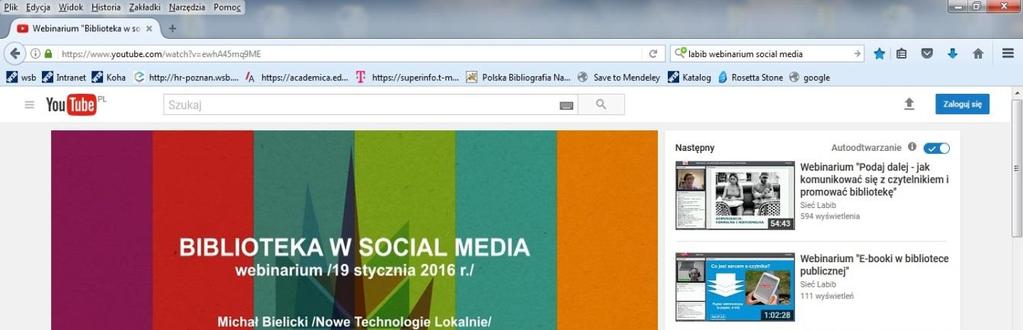 5. Sytuacje kryzysowe w social media Jak reagować na kryzys? Z kolei portale związane z bibliotekami oferują szkolenia online.