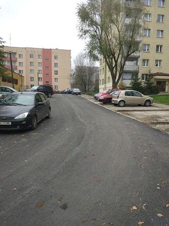ul. Kobierzyńska 66 remont chodnika; 72. ul. Chlebiczna nakładka; 73. ul. Lutego Tura remont jezdni asfaltowej, 74.