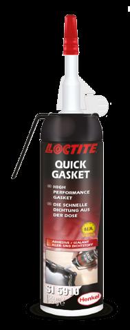 Produkty do uszczelniania LOCTITE SI 5910 uszczelnia elastyczne złącza kołnierzowe, powierzchnie poddawane obróbce mechanicznej lub odlewy.