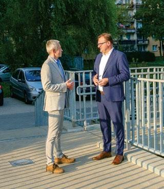 Działania dla dobra Spółdzielni i mieszkańców Dokończenie ze strony 1. rozmowa z Prezydentem miasta Radomia Radosławem Witkowskim Dokończenie ze strony 1.