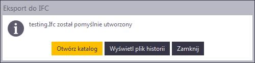 Po zaznaczeniu nowej opcji Sekcje wylewania elementy betonowe są eksportowane jako sekcje wylewania. Jeśli opcja nie zostanie zaznaczona, elementy betonowe są eksportowane bez sekcji wylewania.