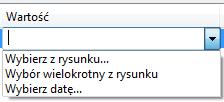 Tworzenie filtra do wybierania wielu obiektów rysunku Po ustawieniu wartości w reguły filtra rysunku można teraz wybrać wiele obiektów rysunku za pomocą nowej opcji Wybór wielokrotny z rysunku.