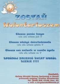 HISTORII CIĄG DALSZY Rozpoczęto poszukiwania wolontariuszy