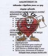 ulotki, które rozdawano przy okazji Gminnego Festynu w sierpniu