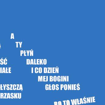 L I R Y K A N A F A L I Wchodzę na pokład jako wędrowiec, a każdy żagiel, bulaj, maszty, fale, horyzont? Czy z takim uduchorze ORP Iskra.