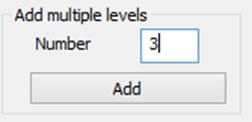 Można tworzyć nowe poziomy: wybierz opcję Nowy poziom i wpisz jego nazwę oraz wysokość.