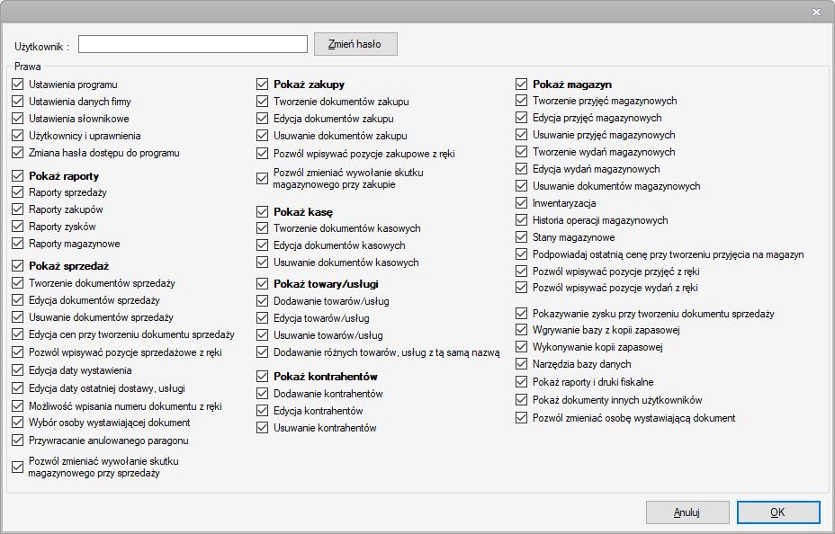 Dodatkowo jest funkcja : Konfiguracja -> Zabezpieczenie programu