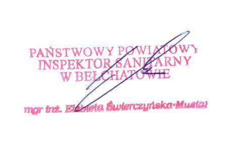 Szanowni Państwo Niniejszym, zgodnie z zapisem art. 12a ust 3 ustawy z dnia 14 marca 1985r. o Państwowej Inspekcji Sanitarnej (Dz. U. z 2017r., poz. 1261 z późn. zm.