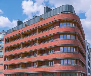 Nagroda II stopnia Osiedla mieszkaniowe i budynki mieszkalne o wartości powyżej 25 mln zł (Grupa II) Budynek mieszkalny wielorodzinny wraz z usługami przy ul.