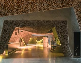 Obiekt wybudowano według projektu, który uzyskał nagrodę na Festiwalu Architektury Światowej w Barcelonie jako najlepszy projekt kulturalny przyszłości.