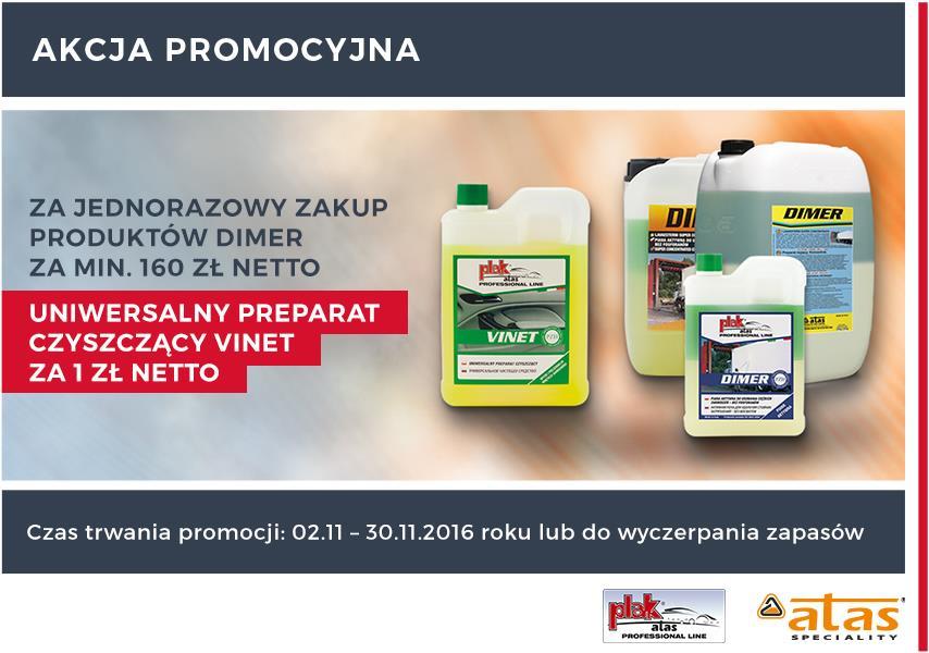 Produkty Dimer Za jednorazowy zakup produktów Dimer za min.