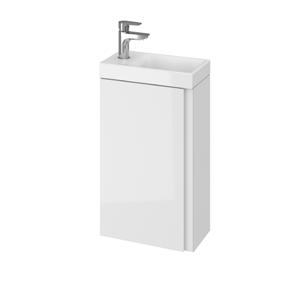Idealne do małej łazienki Perfect for small bathroom MEBLE I UMYWALKI MODUO MODUO FURNITURE AND WASHBASINS S801-229 S801-227 S801-225 S801-218 Set MODUO SLIM 50 biały Set MODUO SLIM 50 white Set