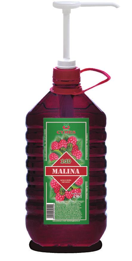 CATERING,5 KG / 4,9 L malina raspberry EAN 5 900 200