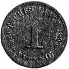 Brandenburgia, Jerzy Wilhelm (1620 1640), 3 grosze 1623, men. Krosno Odrzańskie? Av.: + GEO...LHE (III) VG.G.M.Z.BRA, popiersie władcy w prawo. Rv.: D.H.R.R.E.R.T.Z.C.