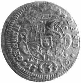Bawaria, Maksymilian II Emanuel (1679 1726), grosz (3 krajcary), 1716, men. Monachium. Av.