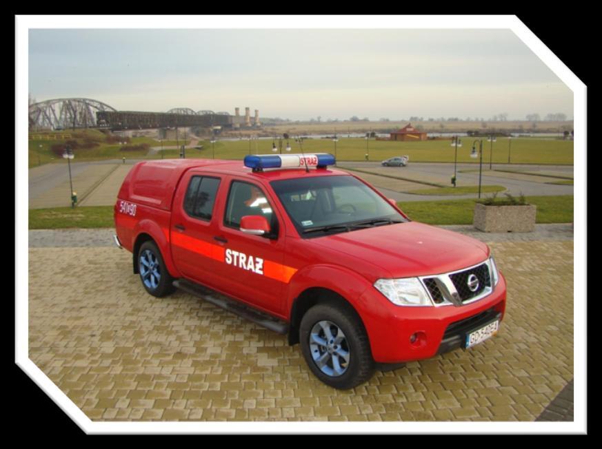 S t r o n a 17 Majątek Komendy Wojewódzkiej przekazany w użyczenie Komendy Powiatowej Lekki samochód rozpoznawczo - ratowniczy SLRR NISSAN NAVARA Dane techniczne Typ NISSAN NAVARA D40 Moc silnika 140
