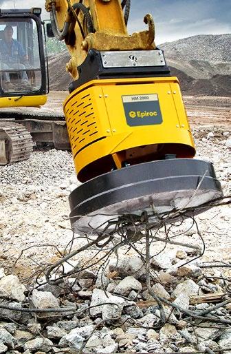 Moc magnetyzacji 1 Podnoszenie Demagnetyzacja 2 Zwolnienie Czas Dzięki łatwej instalacji magnesy hydrauliczne idealnie nadają się do prac rozbiórkowych oraz użytkowania na złomowiskach i zakładach