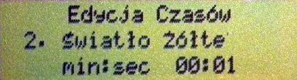 Wprowadzanie nastaw i rozpoczęcie pracy. Uwaga! Proces programowania należy przeprowadzić oddzielnie na każdym z sygnalizatorów.