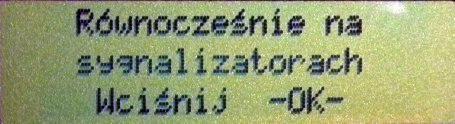 Strzałkami lewo/prawo wybieramy opcję dodania nowego lub usunięcia niepotrzebnego punktu zmiany. Zatwierdzamy przyciskiem OK. Maksymalnie można wprowadzić 10 punktów zmiany w jednym cyklu.