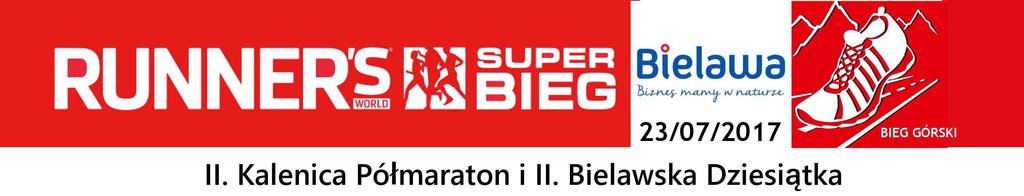 II. Bielawska Dwunastka WYNIKI ZAWODÓW / RESULTS LIST Bieg 12 km Organizator: Grabek Promotion Sp. z Data: 23 lipca 2017 r.