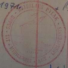 Monografia rzymskokatolickiej parafii św. Trójcy w Komarowie 83 Pieczęć 13 Rok 1971, 10 grudnia. Odcisk pieczęci pomocniczego biskupa lubelskiego Bolesława Pylaka.