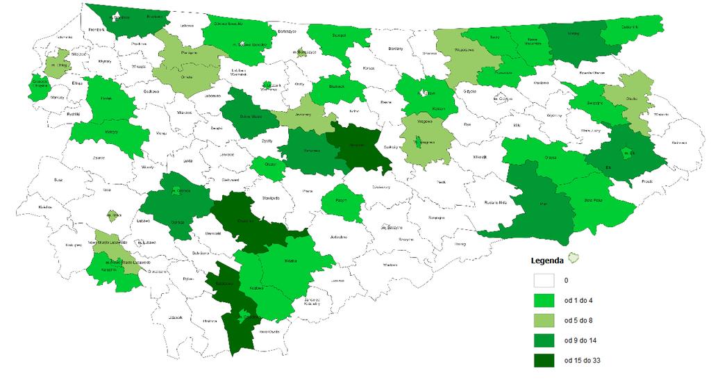 Liczba sprawców przemocy w rodzinie w województwie warmińsko-mazurskim w 2017 r.