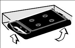 przy wyjętej szufladzie górnej: u Wyjmowanie akumulatorów chłodniczych: Chwycić akumulator chłodniczy z boku i nacisnąć w dół.. 6 Konserwacja 6.