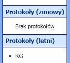 Biblioteki zawierające protokoły są pogrupowane według rodzaju semestru (letni lub zimowy) oraz wydziału.