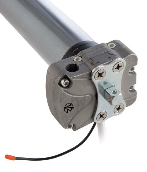 MOTOREDUKTORY RUROWE lex-hrm Motoreduktor rurowy Ø 45 mm o r ni nikiem me ni nym inte row nym od iornikiem r diowym 434 5 MH i systemem w ry nym PLUS granicznik mechaniczny prosty w regulacji i godny