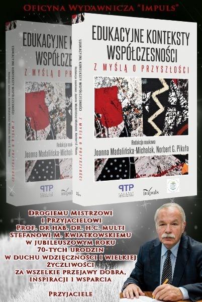 OGŁOSZENIA Redaktorzy książki napisali we wstępie: Zawarte w książce rozważania przedstawiają problemy właściwe poszczególnym elementom systemu edukacji oraz ukazują wzajemne przenikanie się