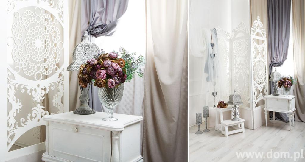 Meble w stylu shabby chic znajdowane są na