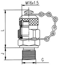 PS-612-01-204-21 29 1/4 BSP typ uszczelnienia J