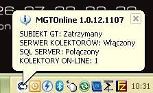 Praca z programem Po uruchomieniu programu należy podłączyć go do bazy Subiekta oraz wystartować proces nasłuchu kolektorów w sieci.