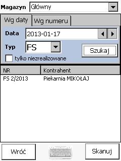 Kompletacja Funkcja kompletacja pozwala na pobranie do kolektora wybranego dokumentu i prześledzenie jego zawartości przez skanowanie i zatwierdzanie kolejnych pozycji.