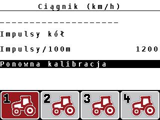 Obsługa QUANTRON-A 4 4.6.1 Kalibrowanie prędkości Kalibracja prędkości stanowi podstawowy warunek dokładnego wyniku sterowania. Czynniki takie jak np.